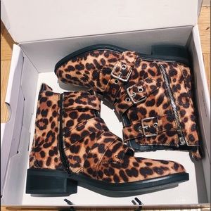 Brand New ALDO Leopard booties